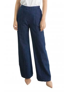 Jeans palazzo con elastico Marti